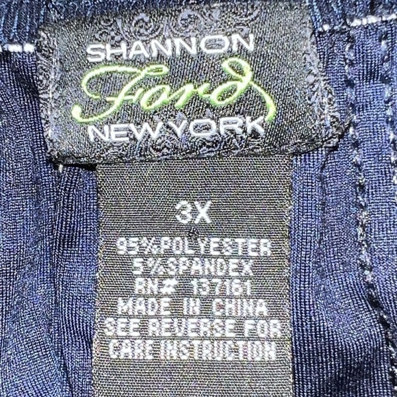 Shannon Ford New York Embellished Blouse 3X - Picture 4 of 4